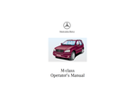 mercedes-benz - 1635842883 - manual cover