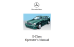 mercedes-benz - 2105844696 - manual cover