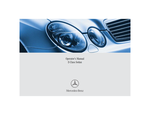 mercedes-benz - 2115848483 - manual cover