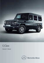 mercedes-benz - g2013-0000 - manual cover